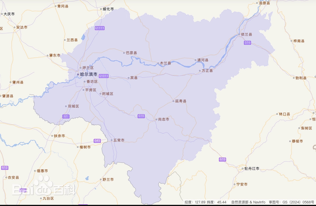 哈尔滨辖区