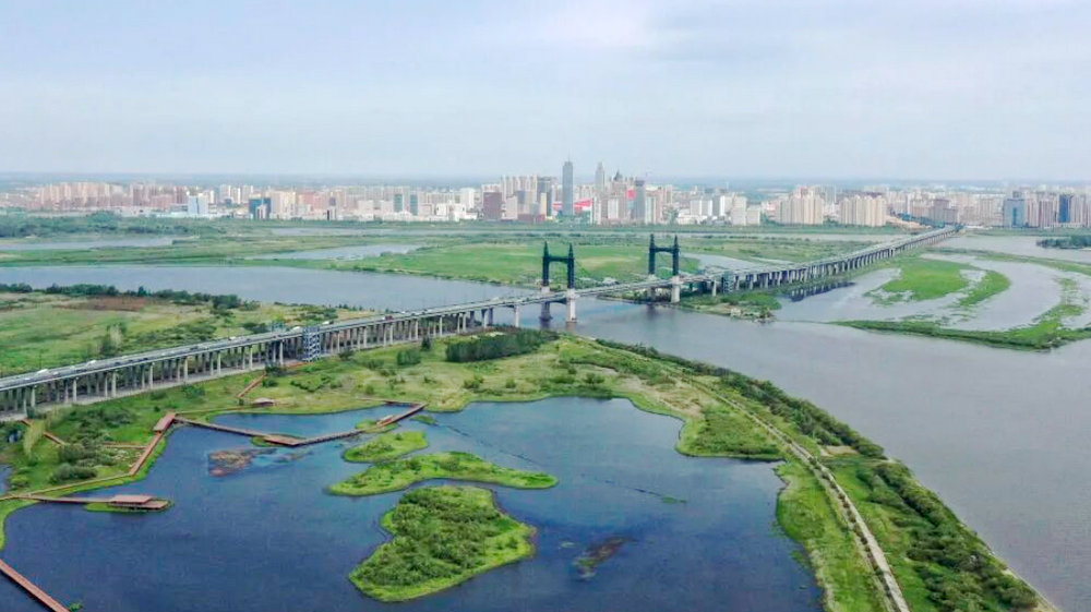 群力外滩生态湿地