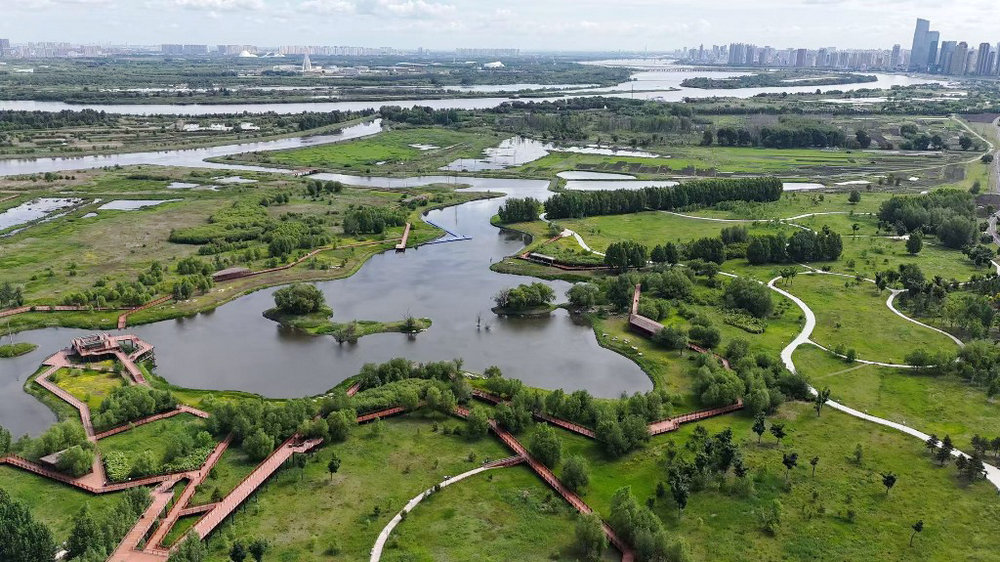 群力外滩生态湿地公园